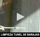Limpieza de tunel mediante co2 en Barajas